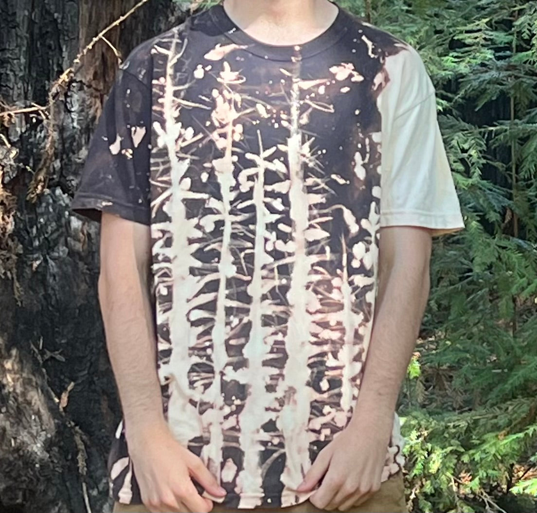 Redwood Fire Bleached Black T