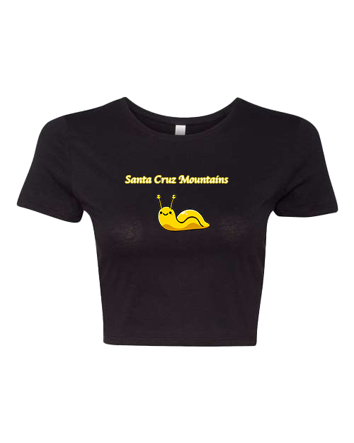 Santa Cruz Mountains Banana Slug Cropped T