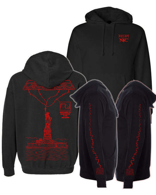Riddim NYC Black Lady Riddim Riddim Liberty Hoodie
