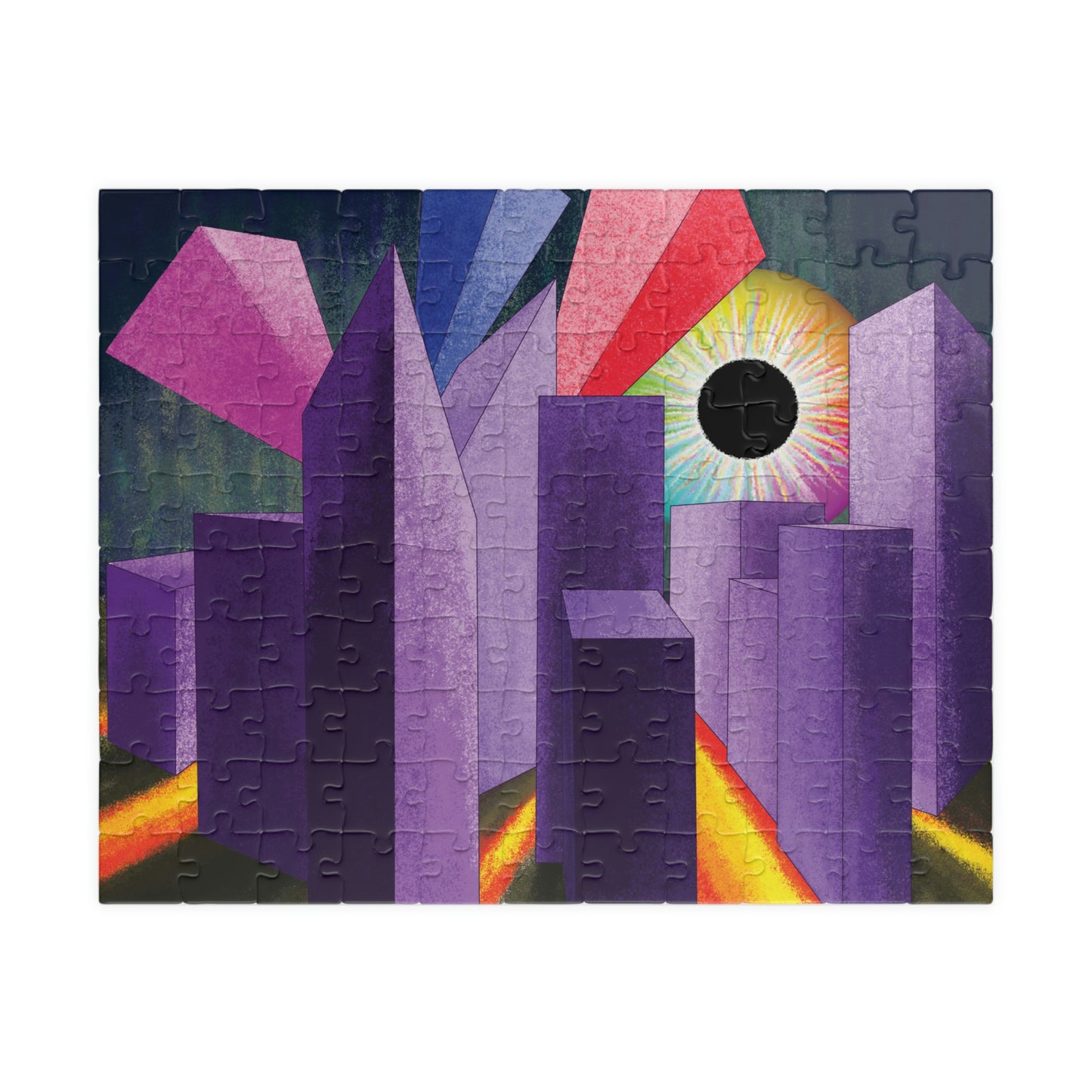 Psyber City Puzzle Cardboard Box(110, 252, 500, 1014-piece)