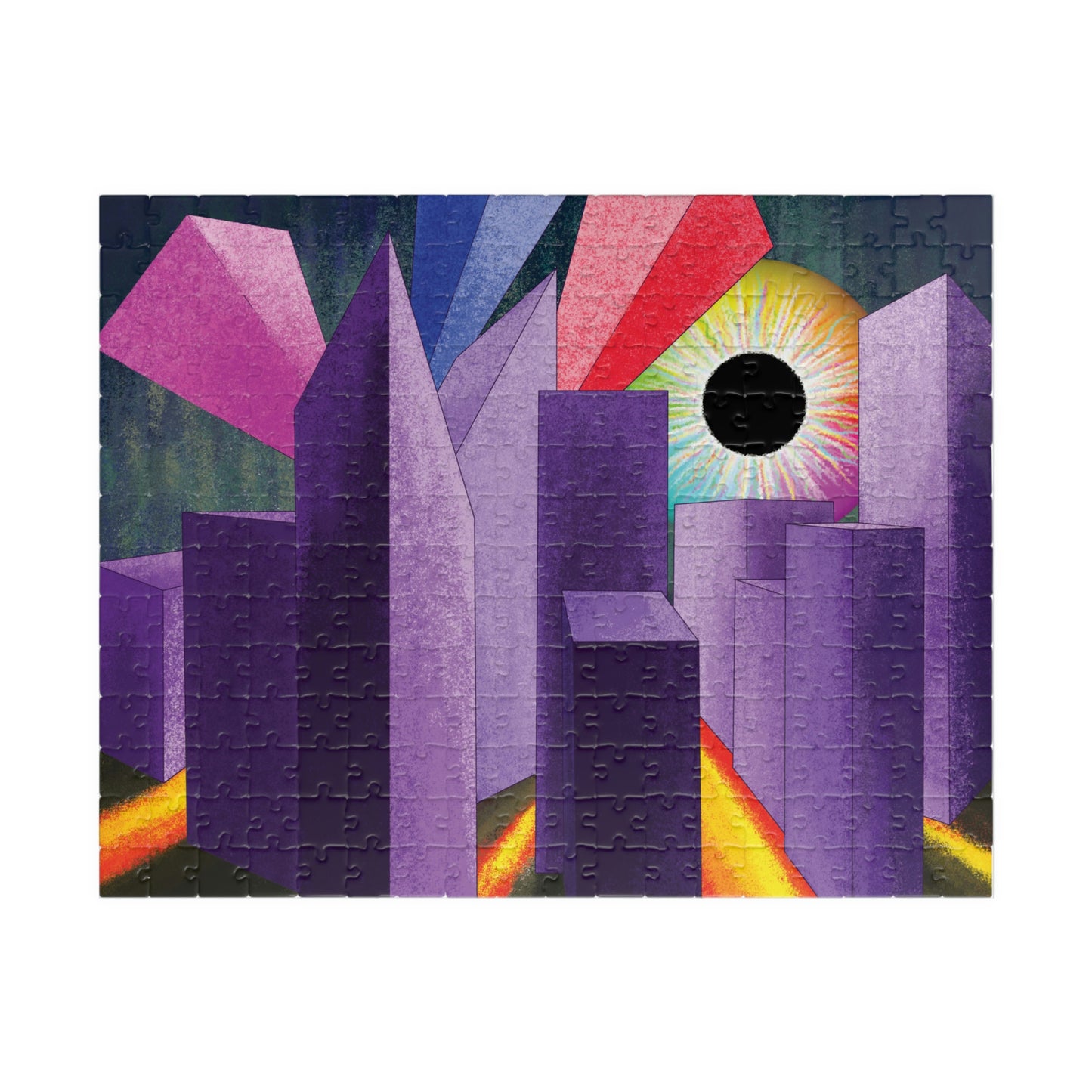 Psyber City Puzzle Cardboard Box(110, 252, 500, 1014-piece)